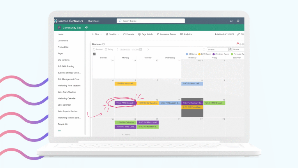 Virto Calendar web part For SharePoint on-premises